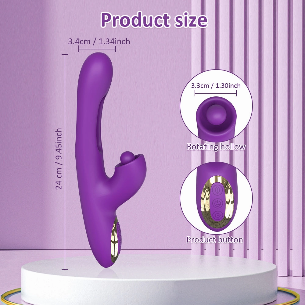 Popper - Spinning Clit Teaser and Tapping G-Spot Vibrator