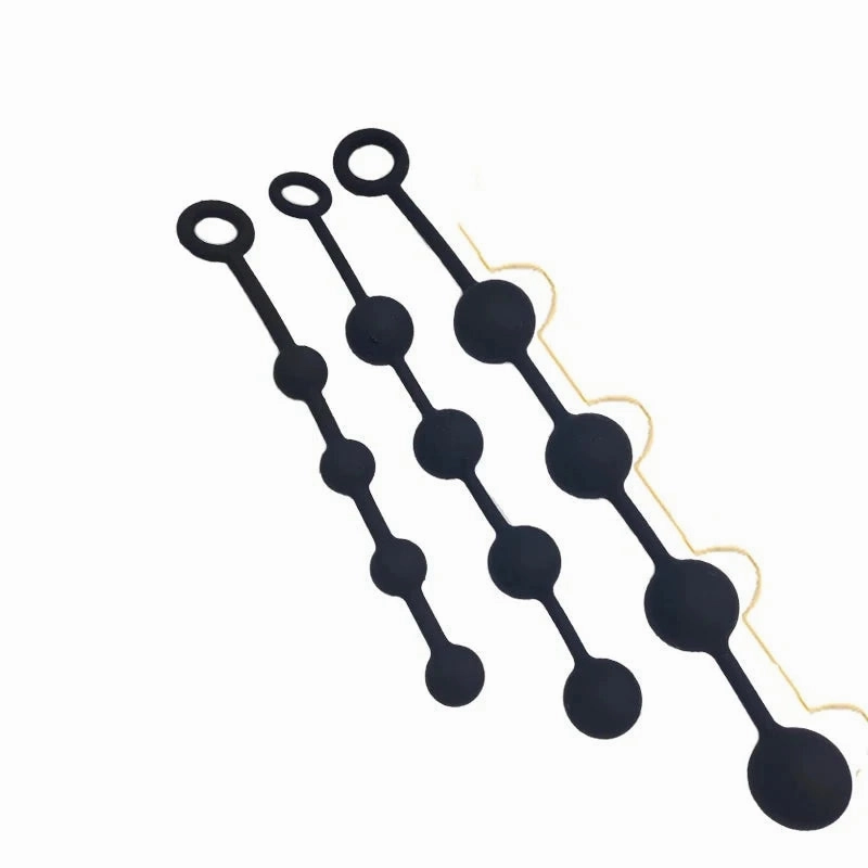 Premium Silicone Anal Beads - Large Bead Butt Plug Set for Intense Pleasure