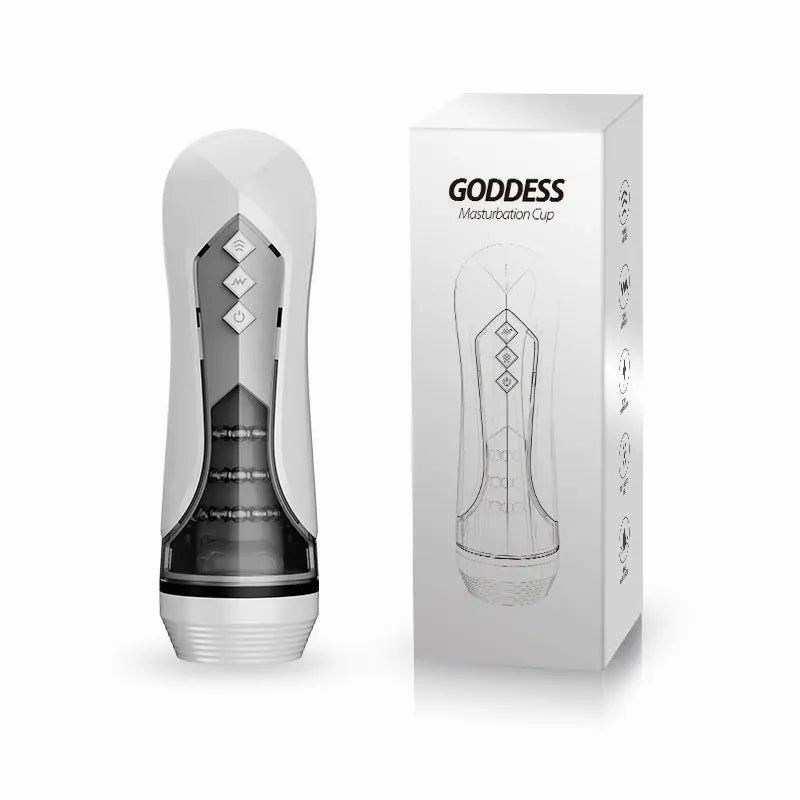 Quusvik 7-Frequency Male Masturbator Cup - Peristaltic Expansion, Adult Toy for Men