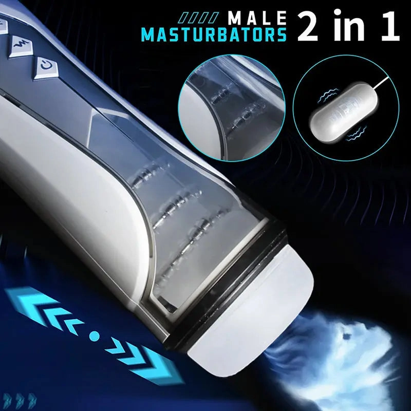 Quusvik 7-Frequency Male Masturbator Cup - Peristaltic Expansion, Adult Toy for Men