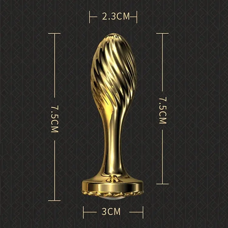Quusvik - Gold wire anal plug for male and female anal dilation
