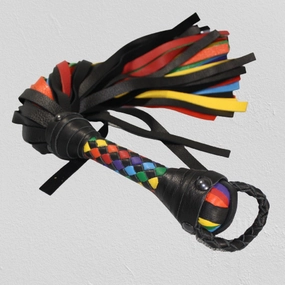 Rainbow Flogger &  Pride Floggers – Single or Florentine