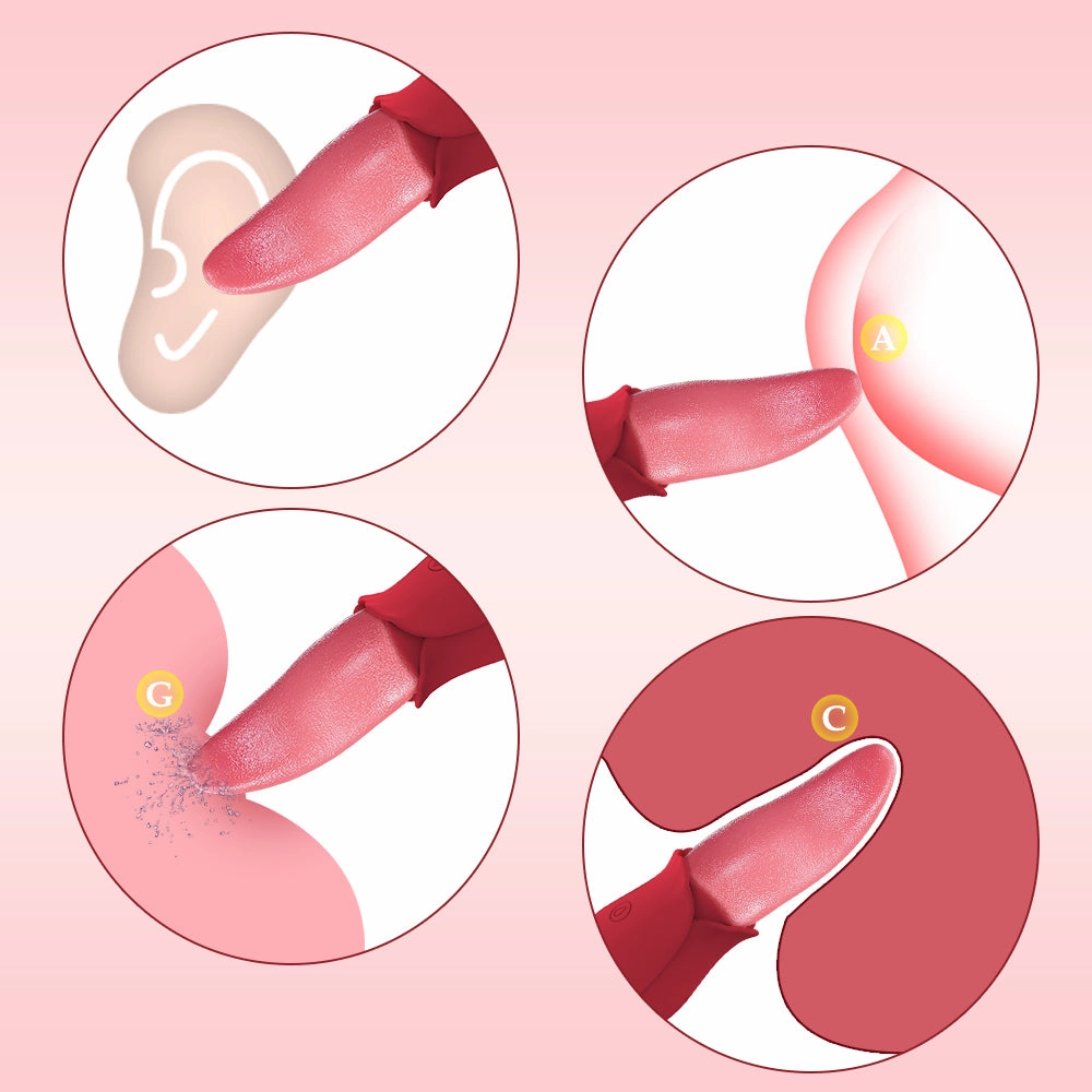 Realistic Tongue Honey Clit Licker with Vivid Wiggle - S5