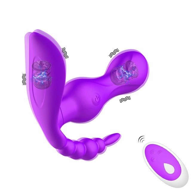 Remote 3 Point Vibrator