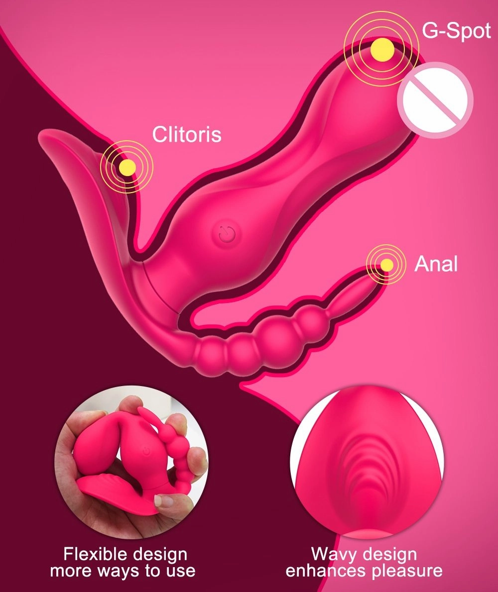 Remote 3 Point Vibrator