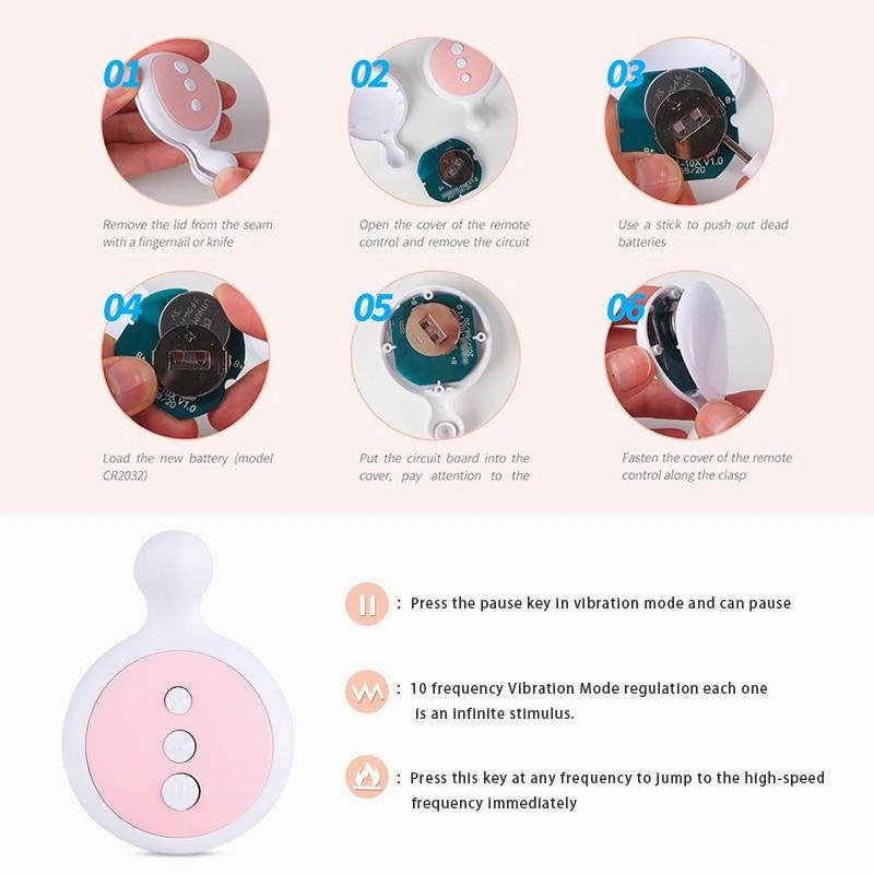 Remote Clitoris Stimulating Vibrator