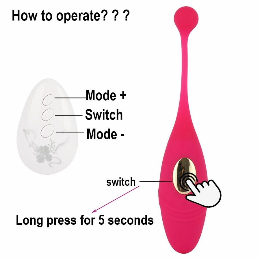 Remote Control Vibrator Egg