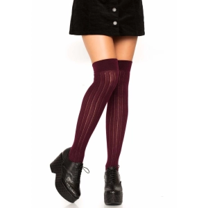 Rib Knit Over the Knee Socks