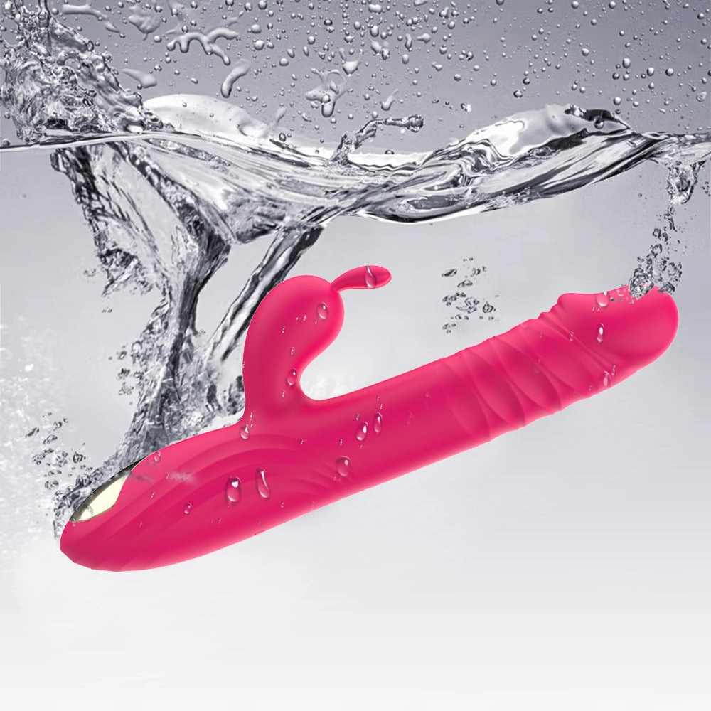 Rotating Beaded Thrusting Rose Rabbit Vibrator