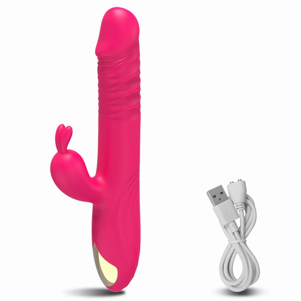 Rotating Beaded Thrusting Rose Rabbit Vibrator