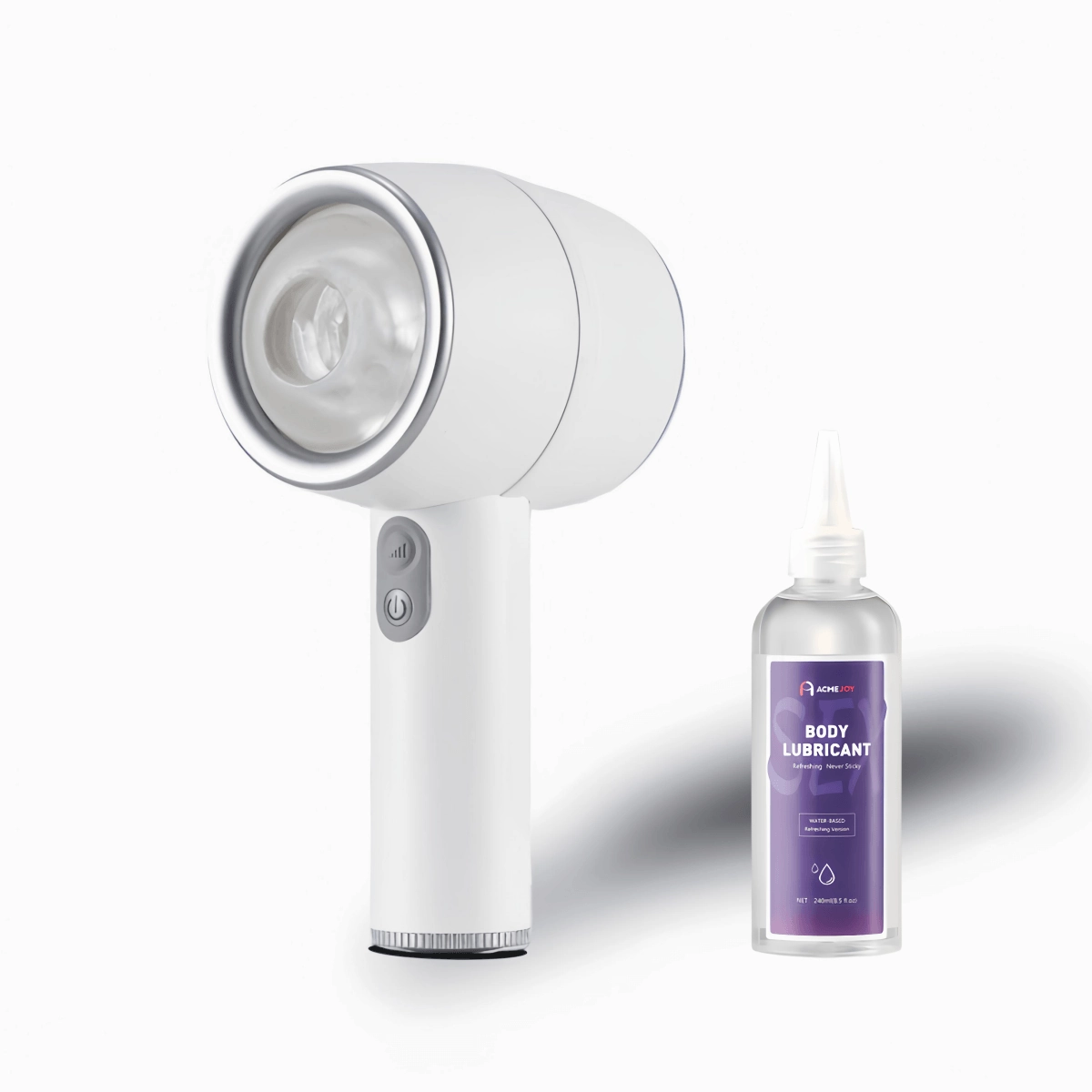 SEEKHEART Telescopic Handheld Male Masturbator With Free Water-soluble Lubricant Set