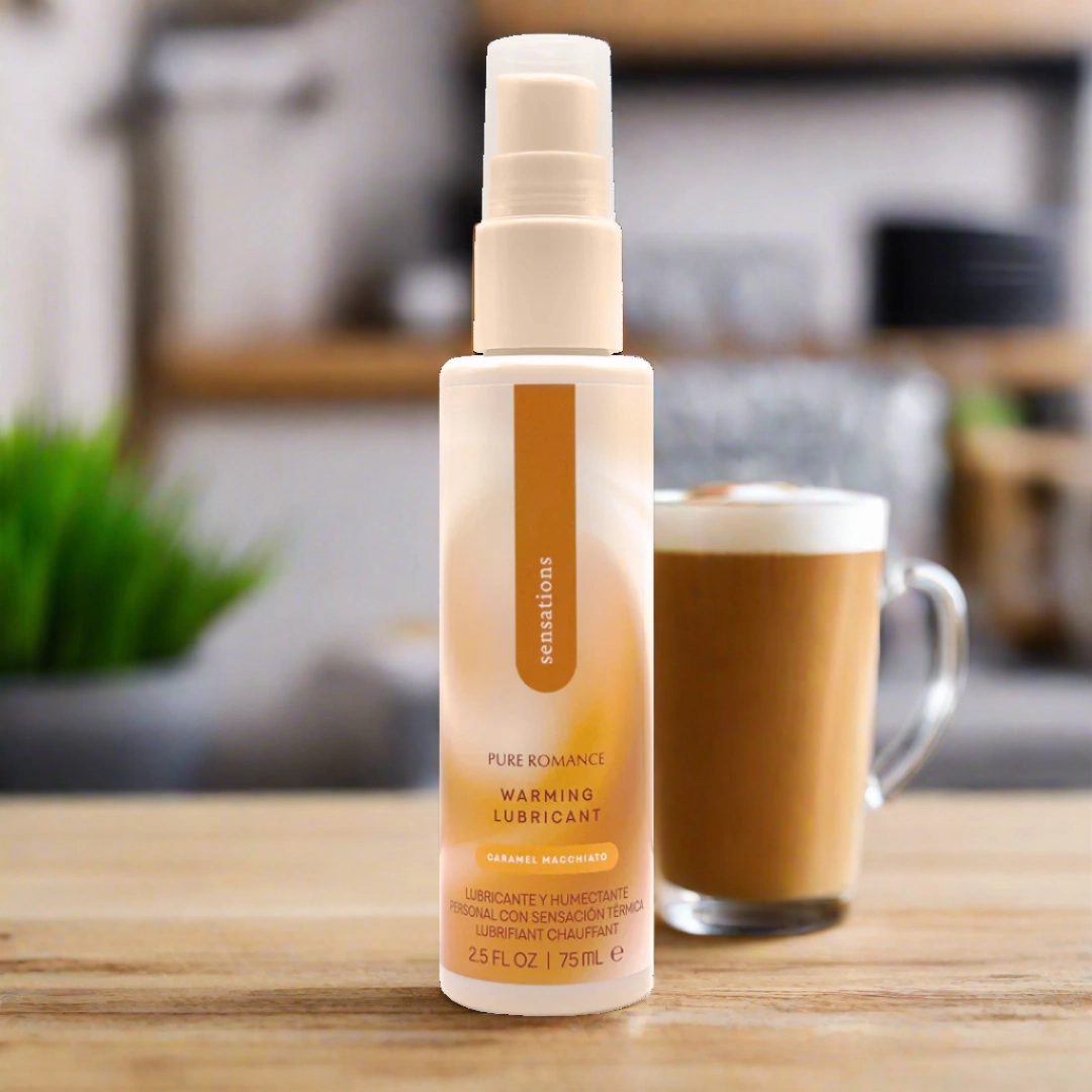 Sensations - Warming Lubricant - Caramel Macchiato - IN STOCK - 1 LEFT! - Pure Romance