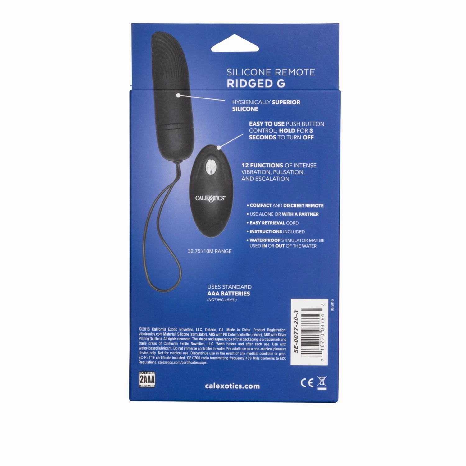 Silicone Remote Ridged G