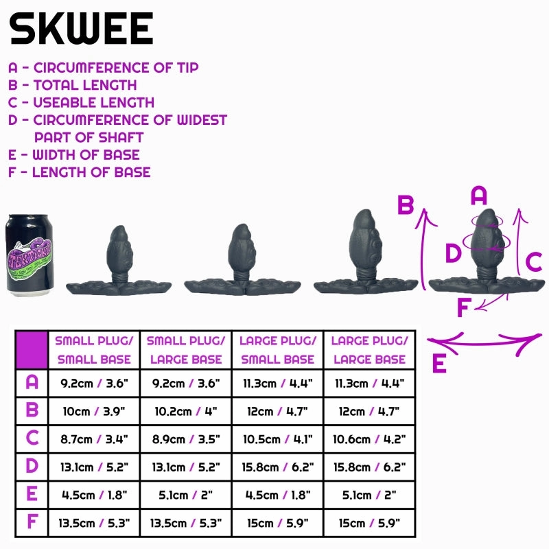 Skwee large plug large base Beach Sunrise soft (OO30)