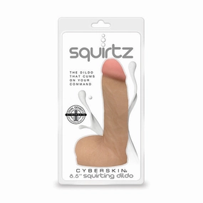 Squirtz CyberSkin® 8.5 Squirting Dildo