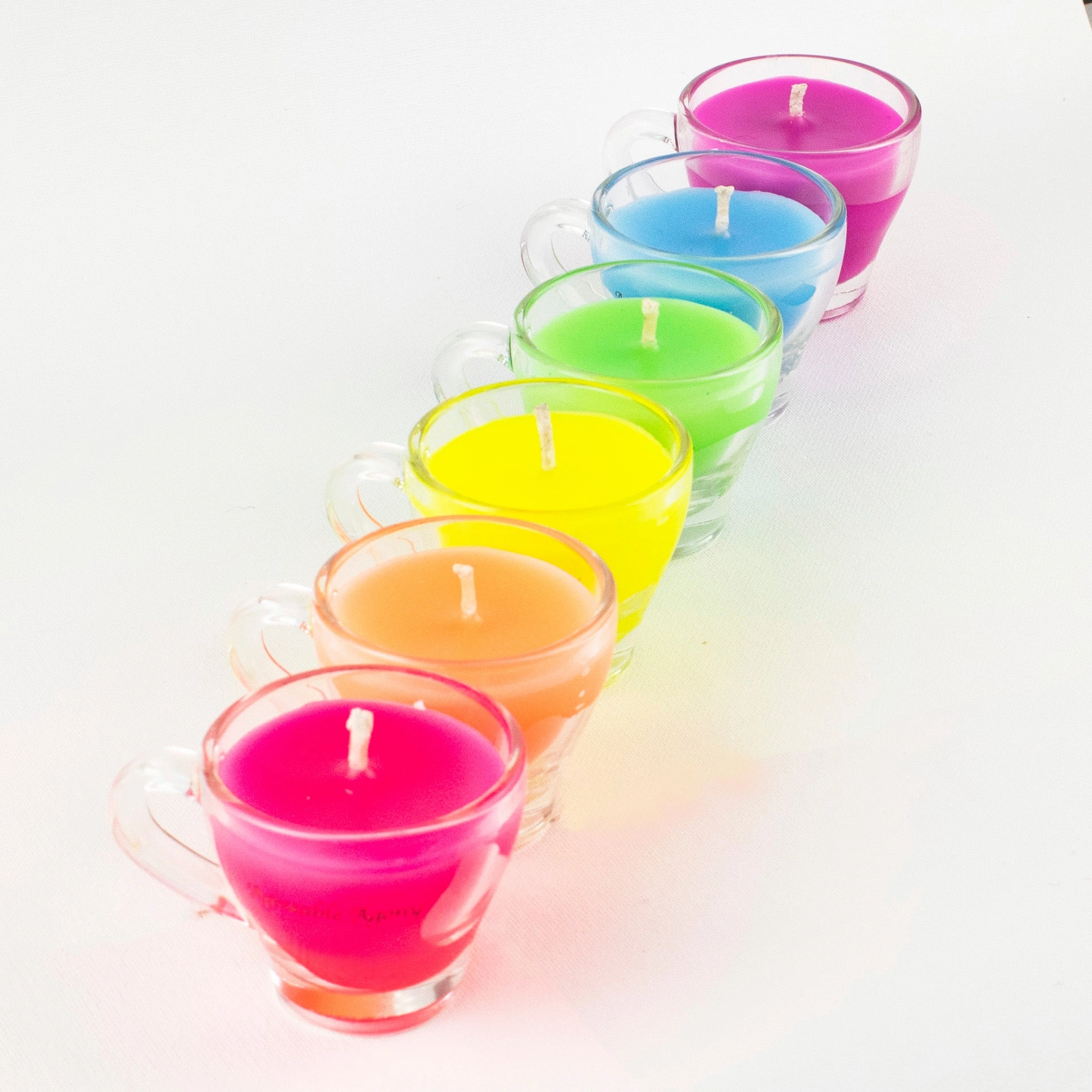 Teacup Wax Play Candle - Low Temp - Paraffin - Regular & Blacklight