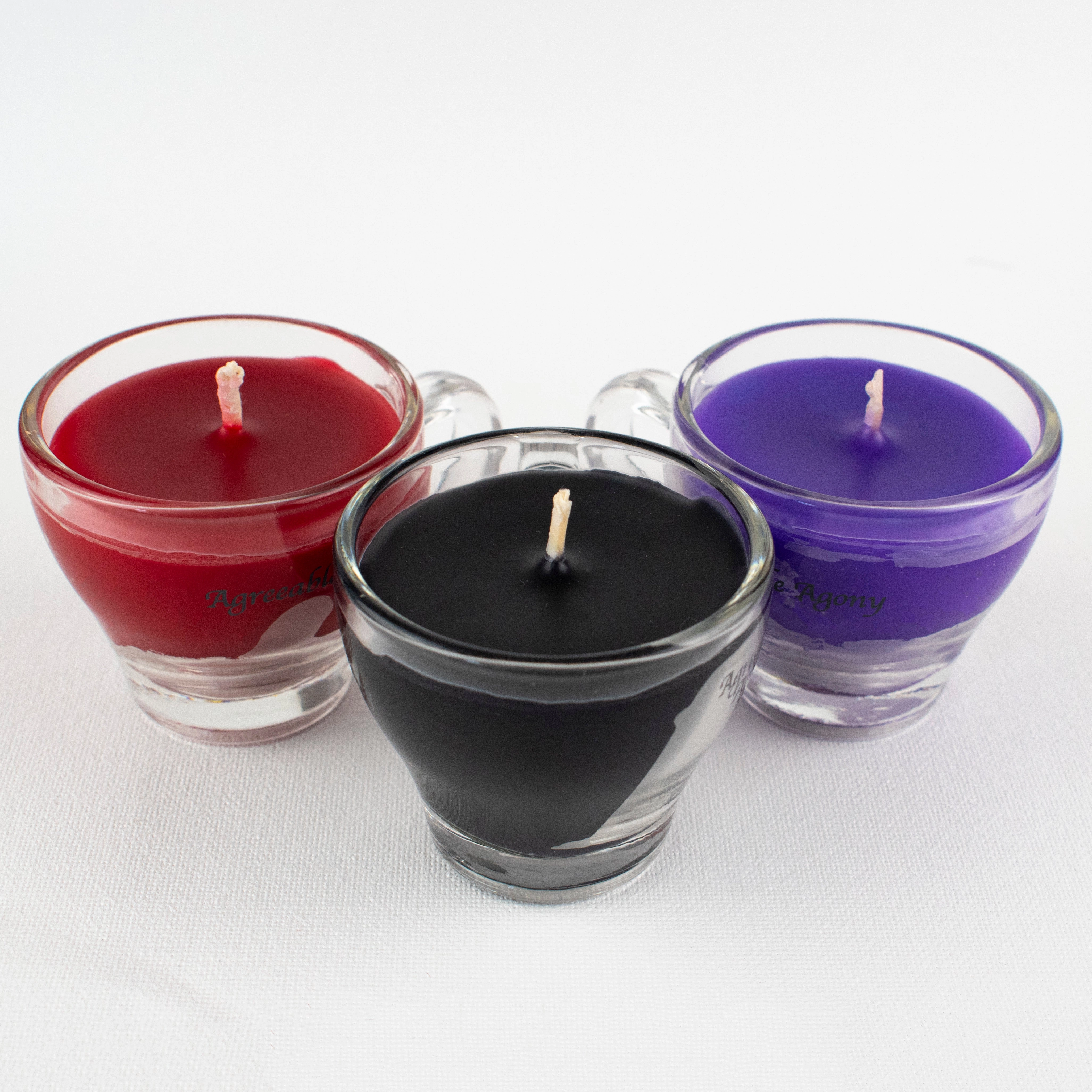 Teacup Wax Play Candle - Low Temp - Paraffin - Regular & Blacklight