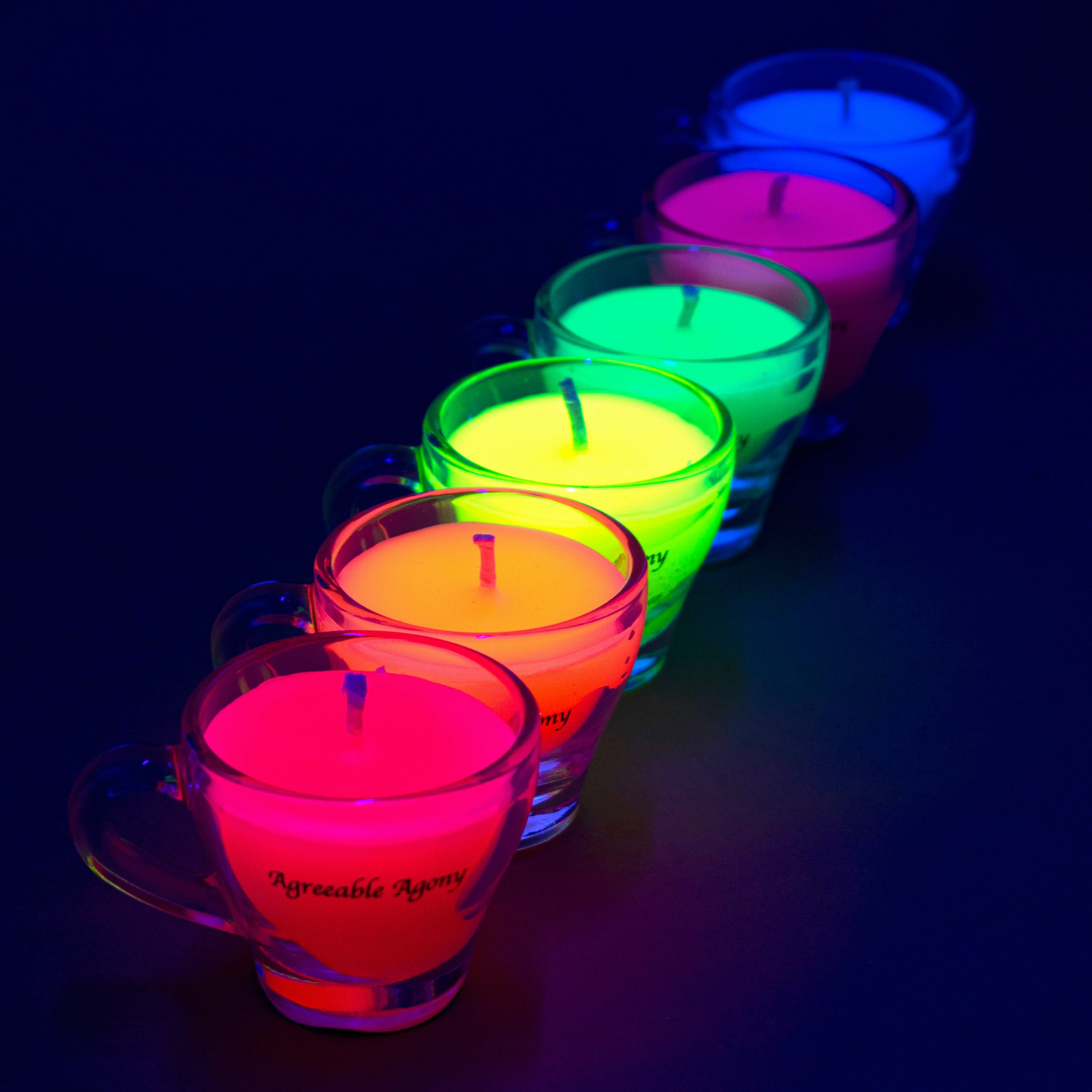 Teacup Wax Play Candle - Low Temp - Paraffin - Regular & Blacklight