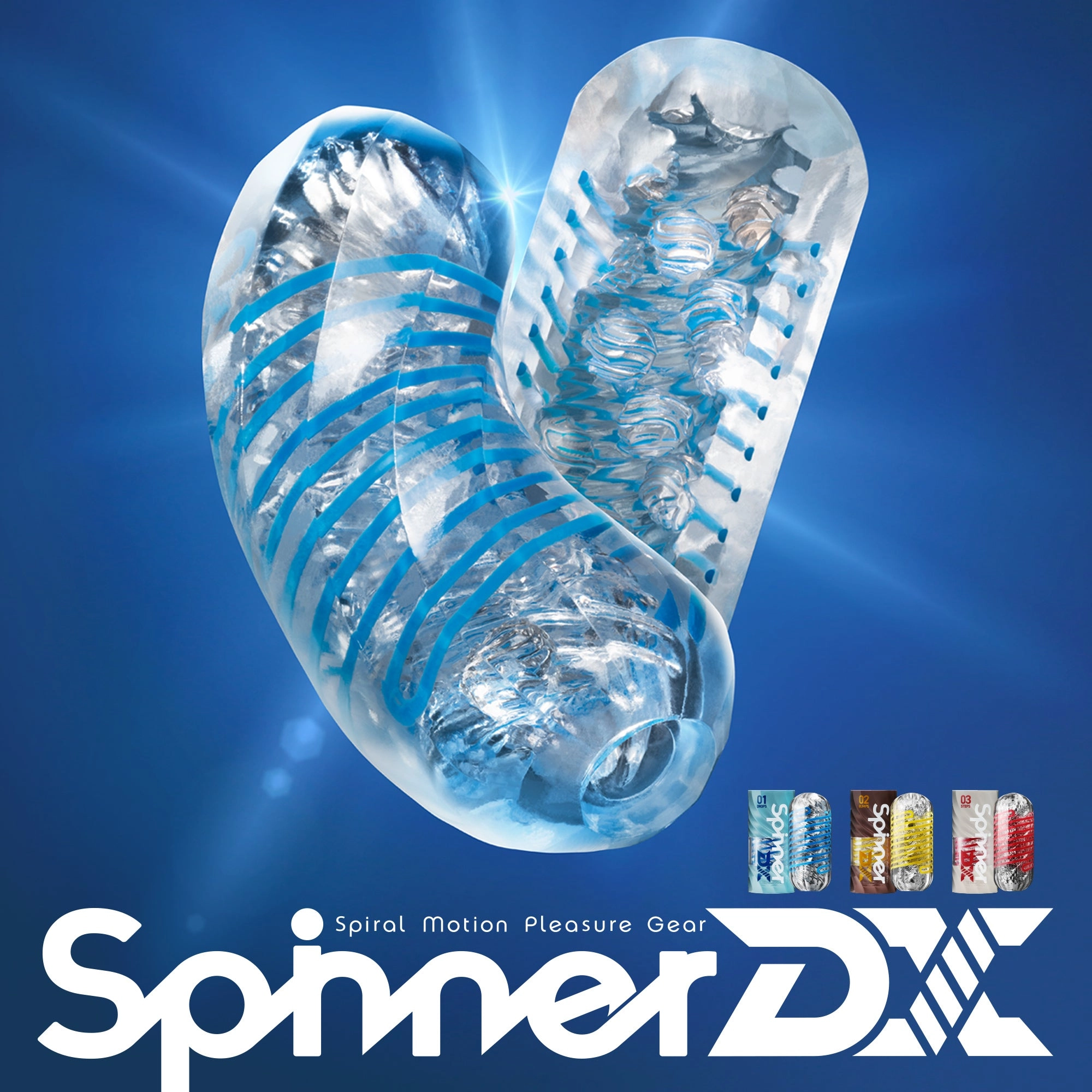 TENGA SPINNER DX   Lotion Bundle