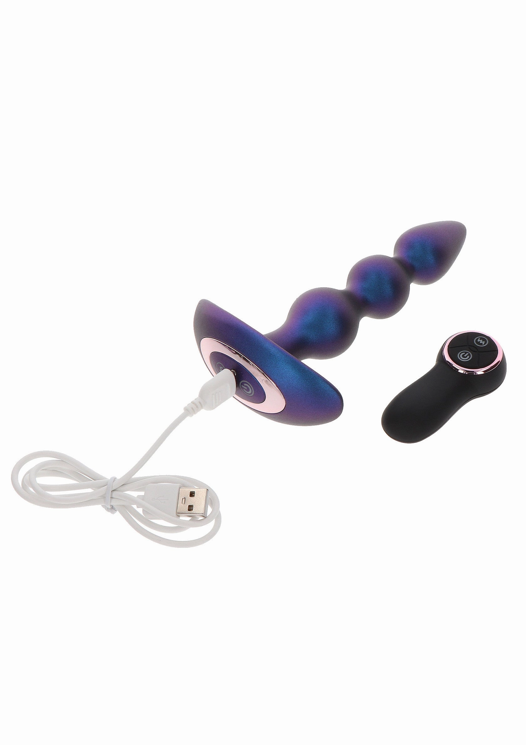The Bold Beaded Vibr Anal Plug