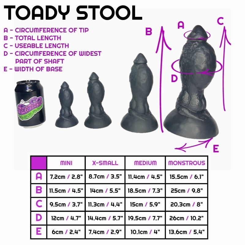 Toady Stool Sun 'n Surf GITD x-small medium (OO50)