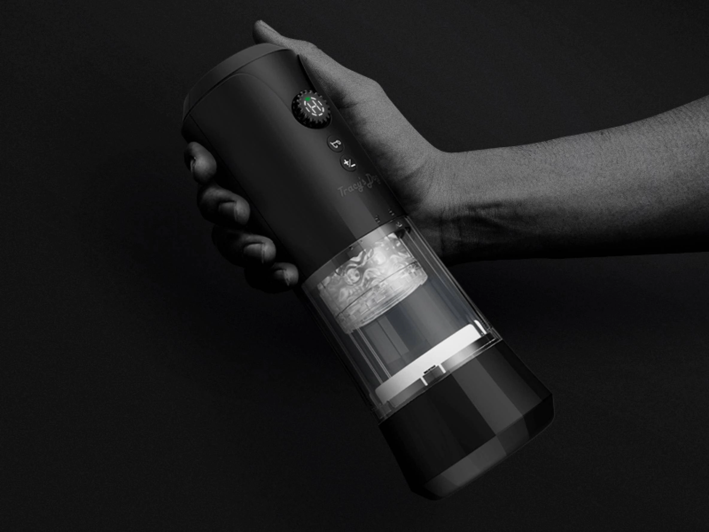 Turbothrust Black Automatic Male Masturbatorr(B2B)