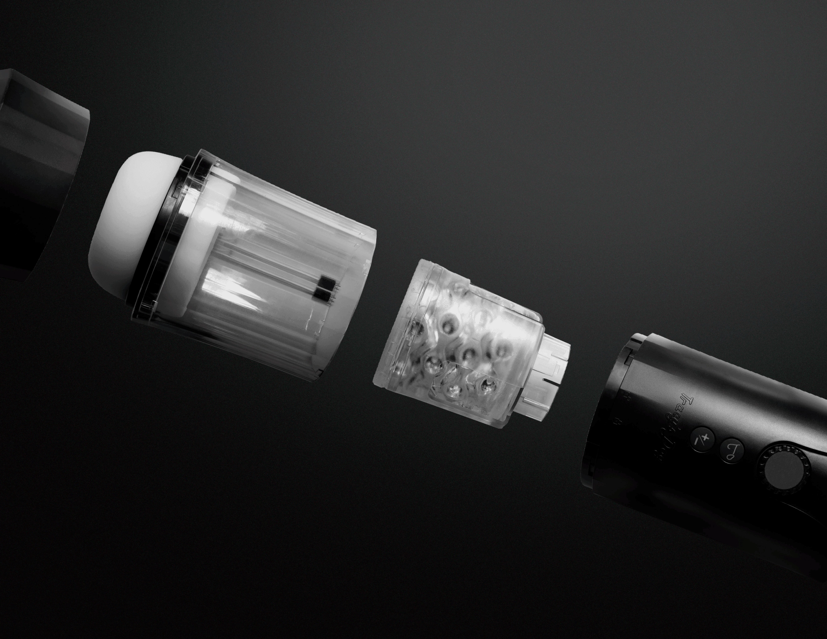 Turbothrust Black Automatic Male Masturbatorr(B2B)
