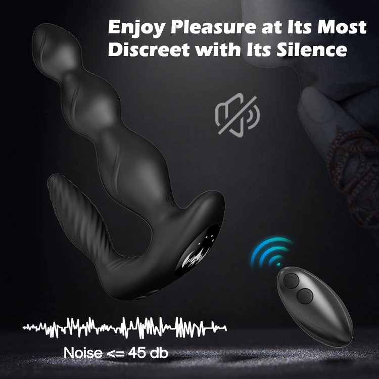 Vibrating Butt Plug with 3 Motors