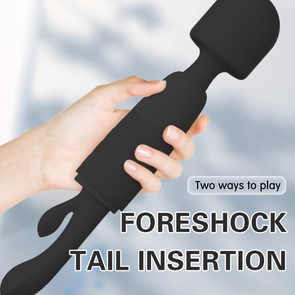 Wand Vibrator with Rabbit Vibration
