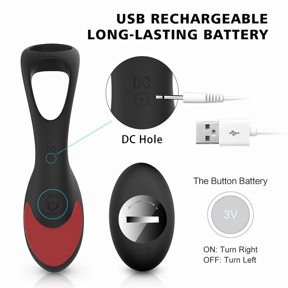 Wearable Male Anal Remote Vibrator