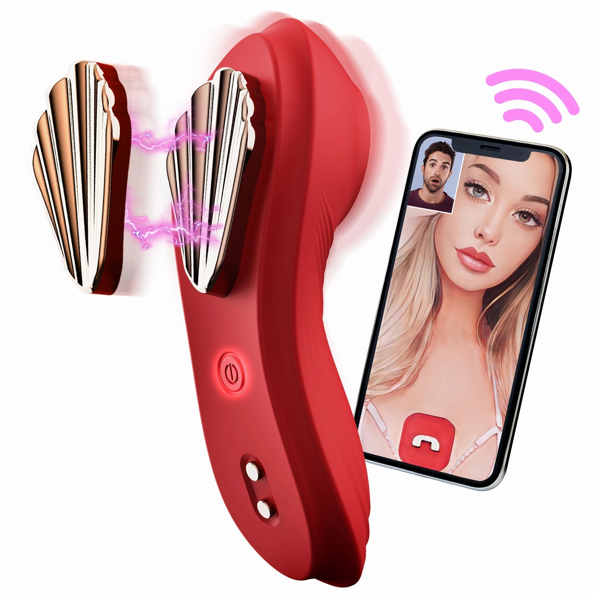 Wearable Panty Vibrator with Strong Magnetic Clip