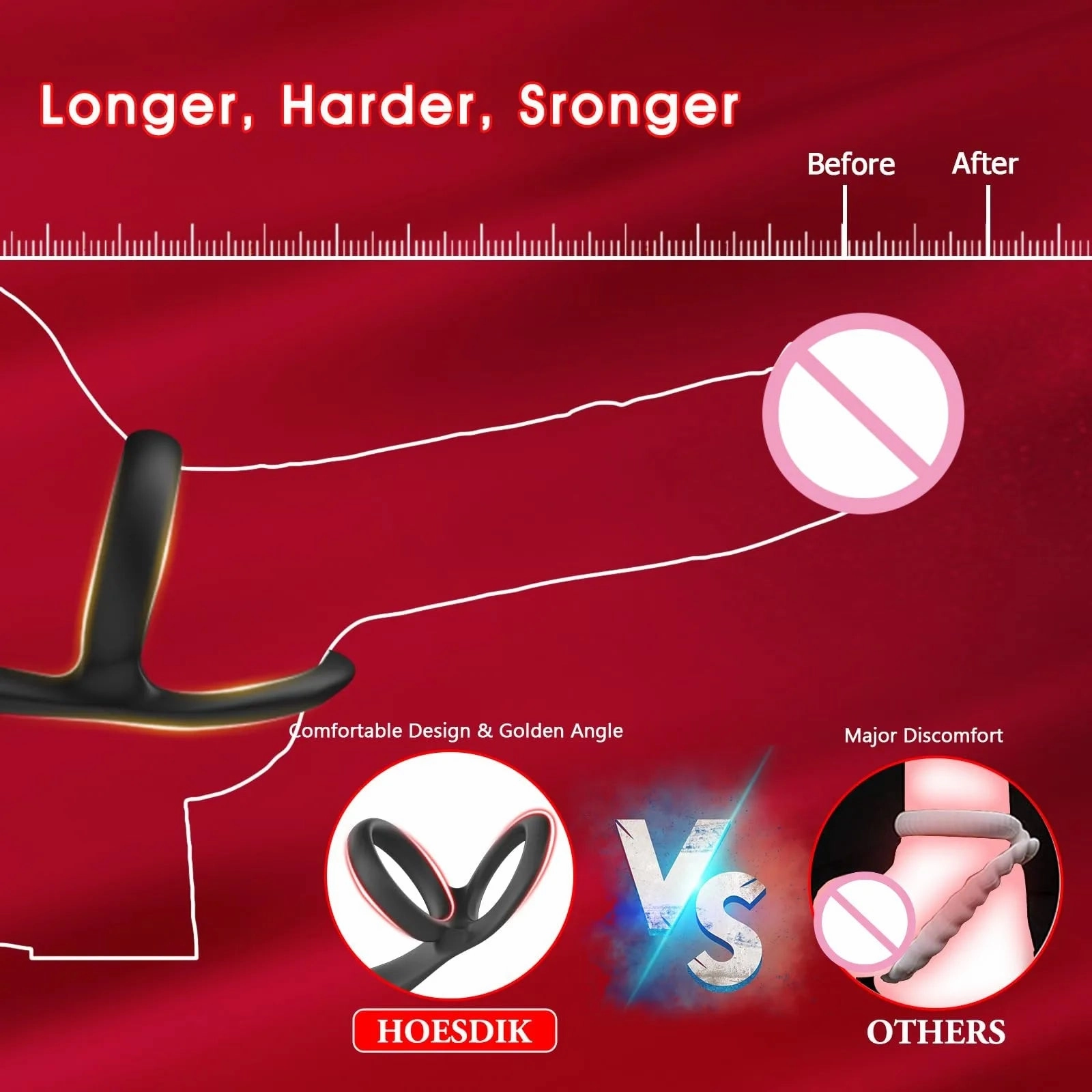 Wearable Taint Stimulator & Prostate Vibrator with Cock Ring