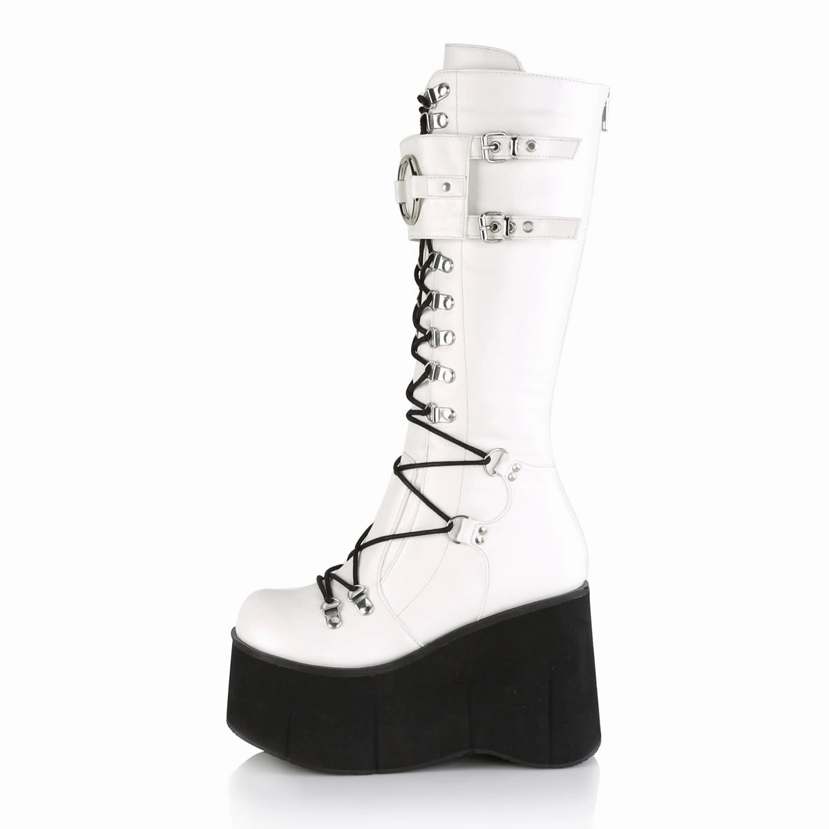 White Boots Black Laces