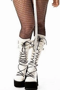 White Boots Black Laces
