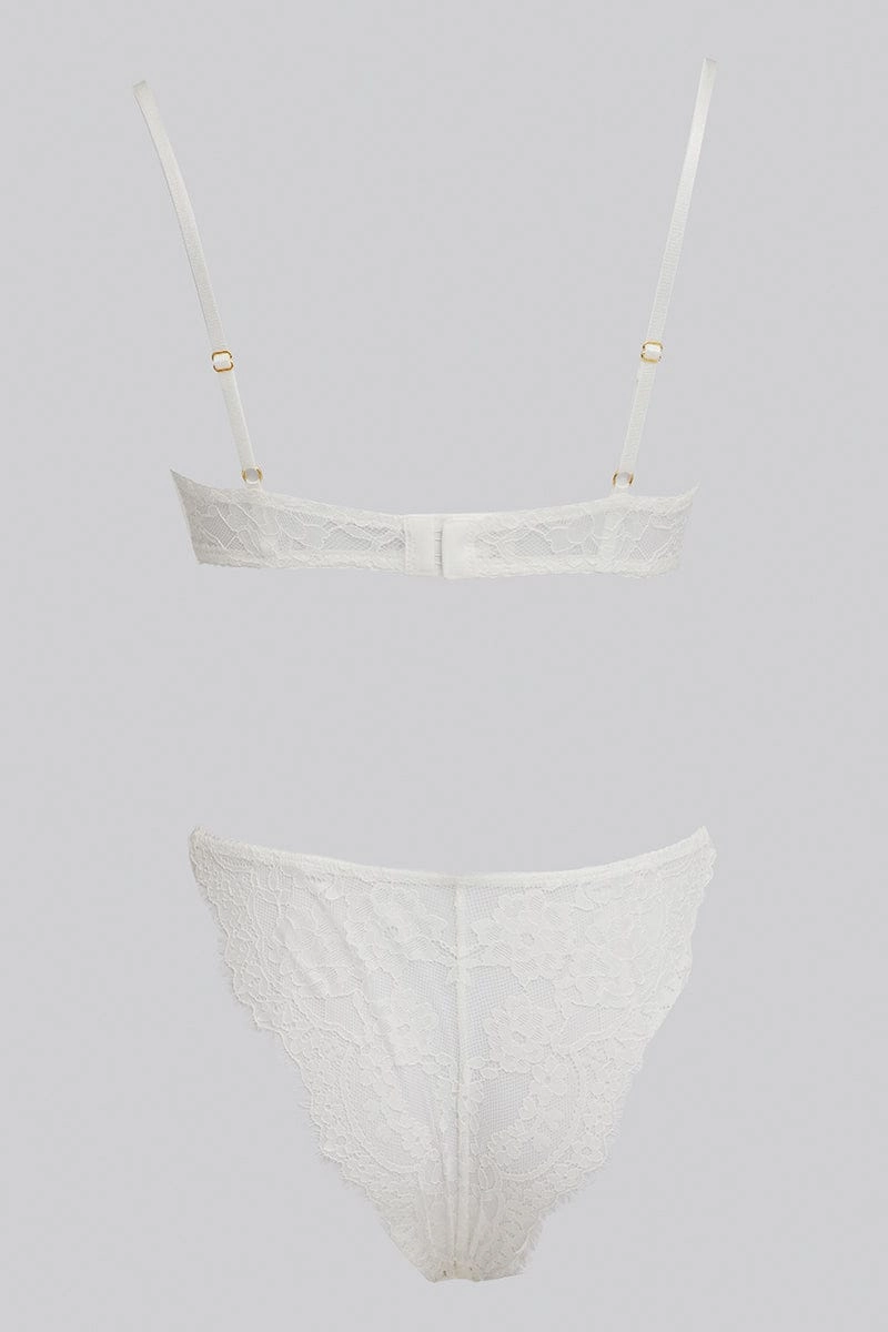 White Lace Lingerie Set