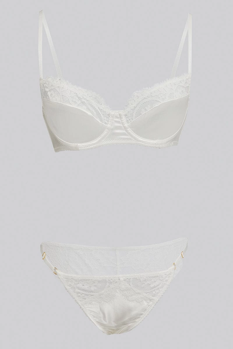White Lace Lingerie Set