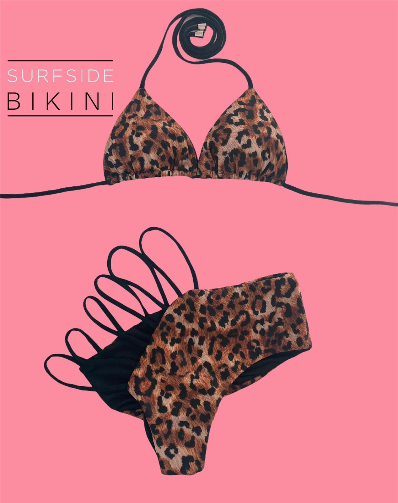 Wild Side Cheetah High Waisted Bikini