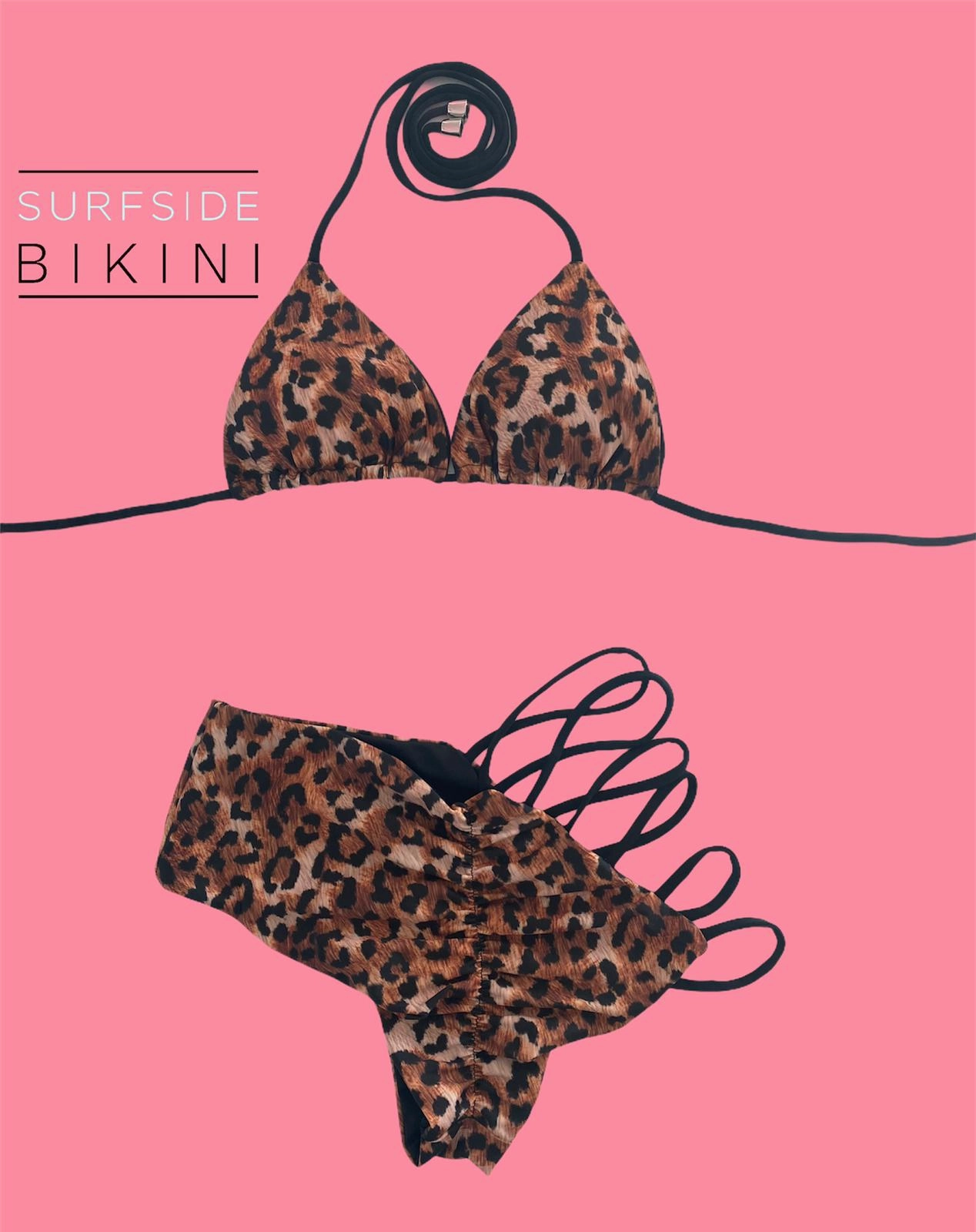 Wild Side Cheetah High Waisted Bikini