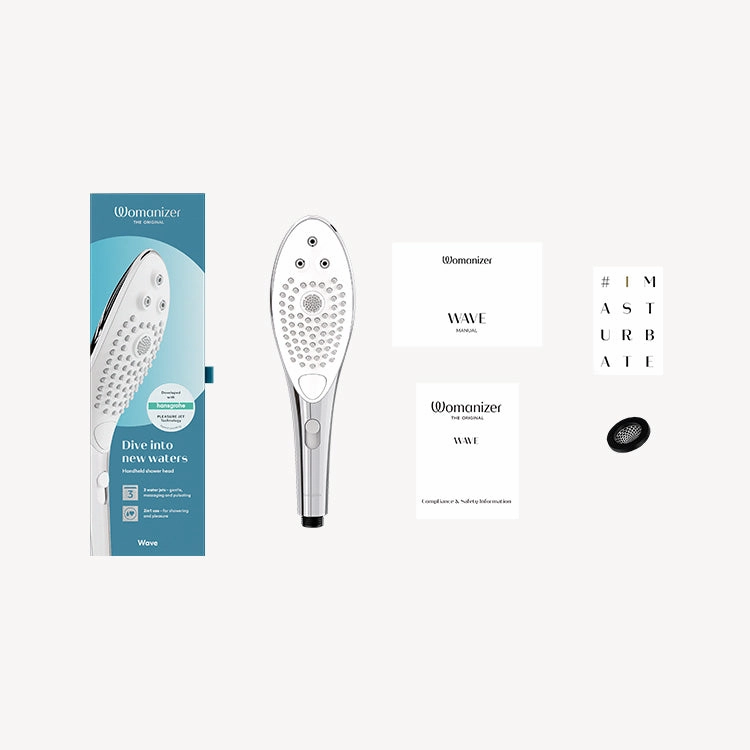 Womanizer Wave 2-in-1 Pleasure Stimulation Shower Head