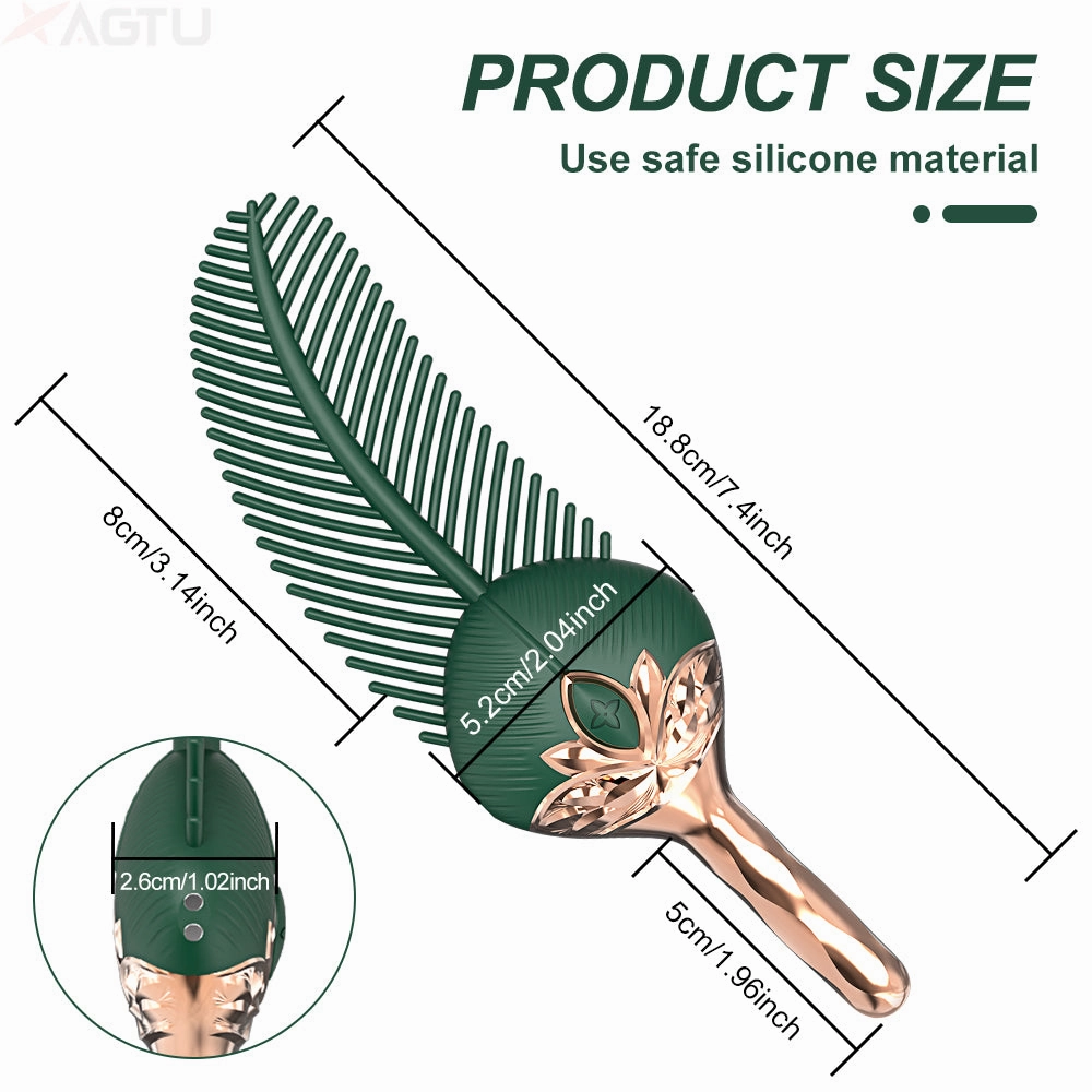 XFeather - Feather Shaped Vibrator for Flirting and Sexual Arouse